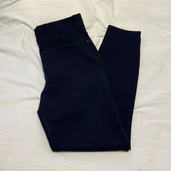 NWOT SPANX navy skinny pants - Picture 1 of 4